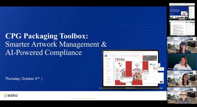 Image for webinar replay, "CPG Packaging Toolbox Smarter Artwork Management and AI-Powered Compliance"